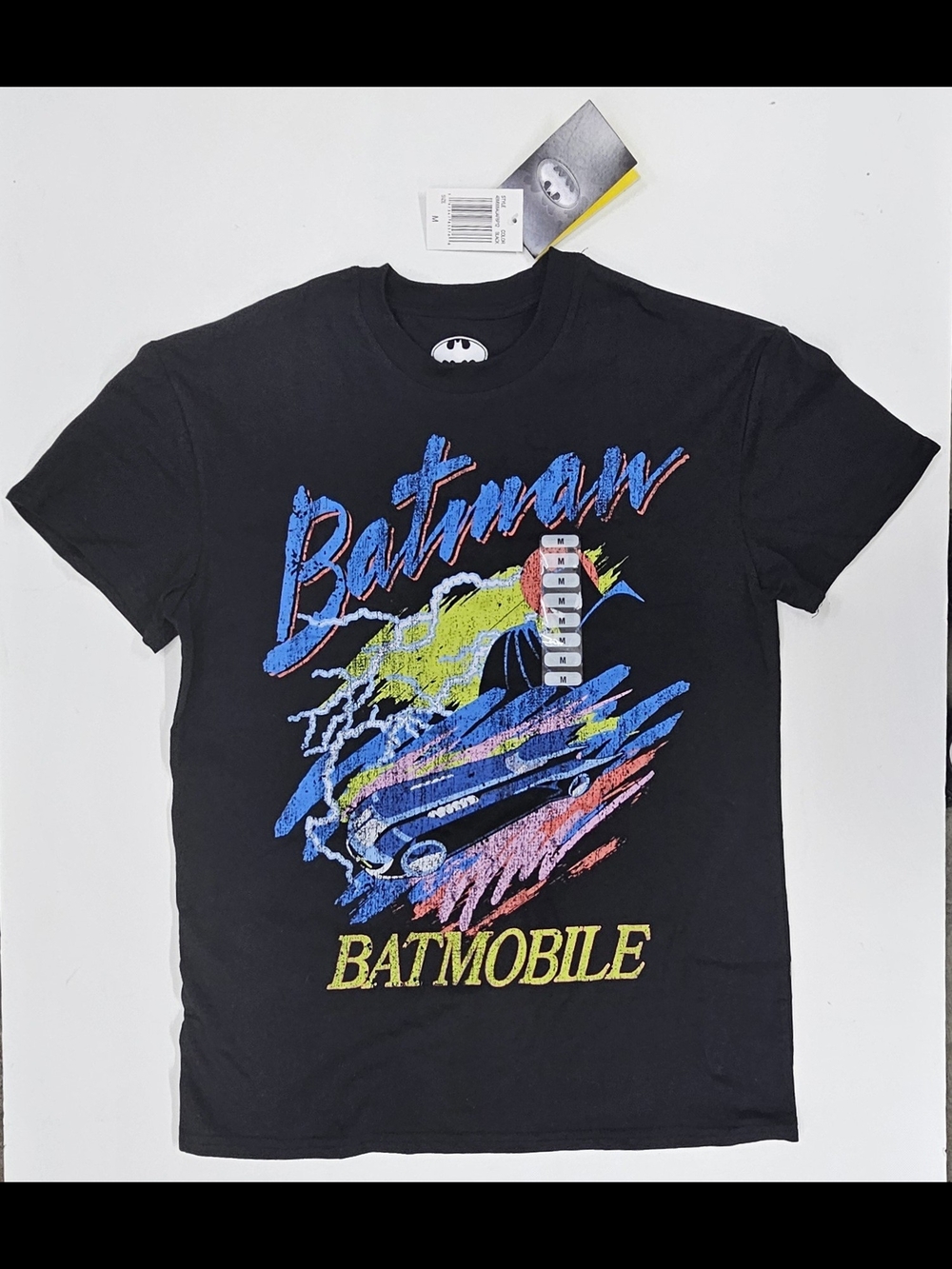 Batman The Animated Series T-Shirt, Vintage Style Batmobile Tee, Adult Medium